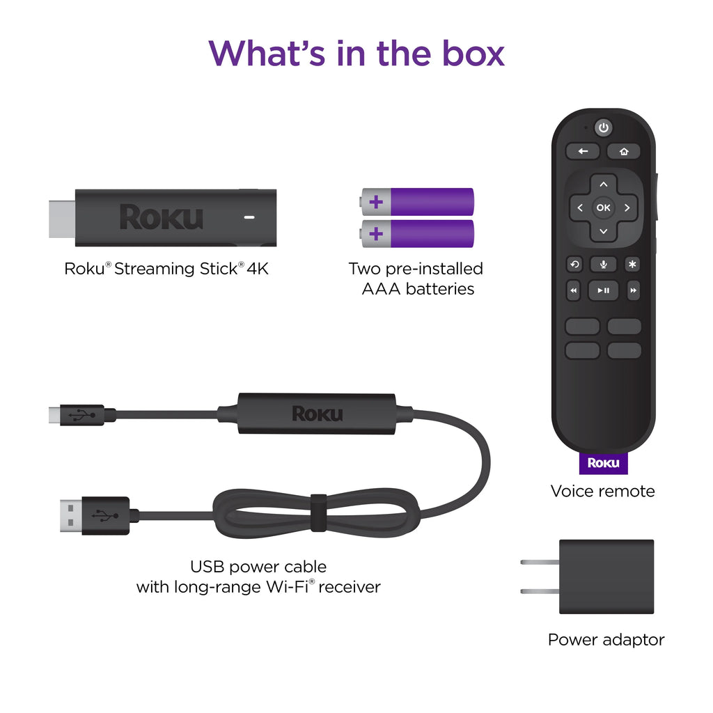 Streaming Stick 4K Streaming Device with Voice Remote Q308