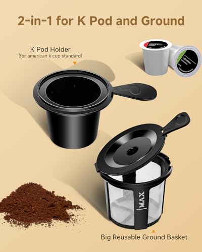Gray Single Serve Coffee Maker K624