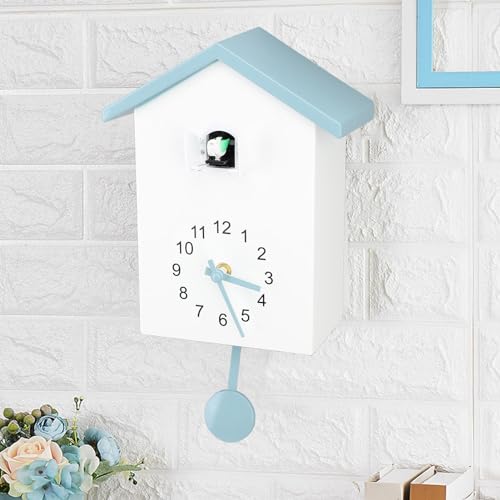 Bird Voice Call Wall Clock with Pendulum S820