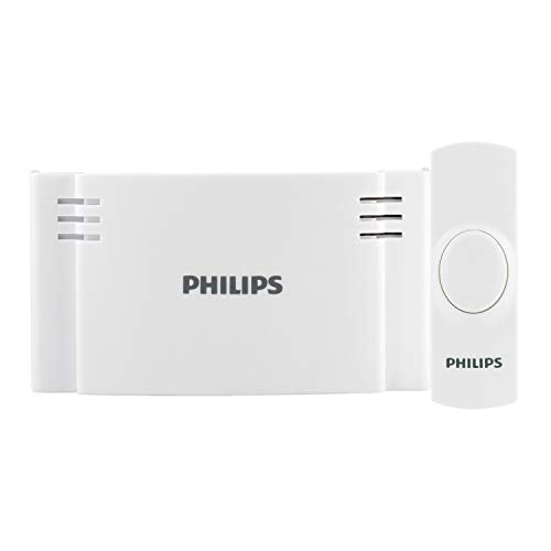 Wireless Doorbell Kit with 2 Push Buttons, White X695