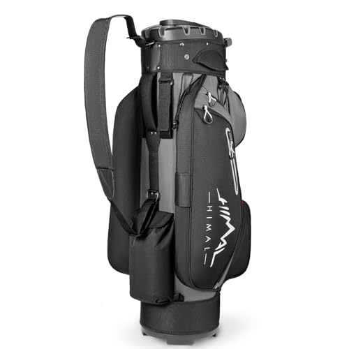 14-Way Golf Cart Bag with Full Length Divider Top and Rain Cover E783