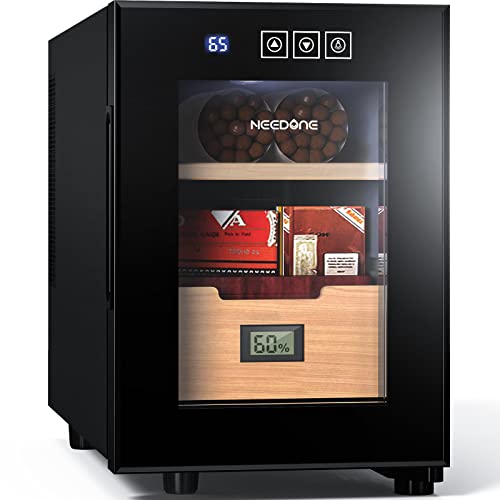 23L Cooler Humidor with Spanish Cedar Wood Shelves and Digital Hygrometer D1683