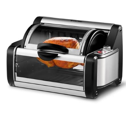Horizontal Rotating Kebob Skewer Roaster Oven Grill J577