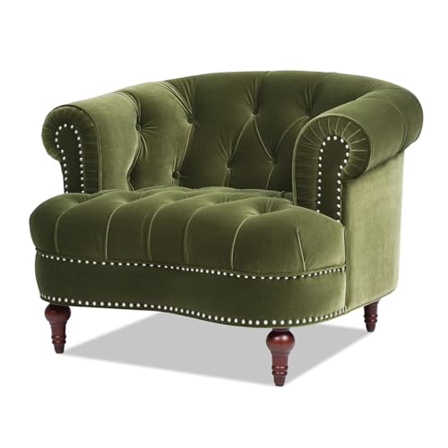Lavender Velvet Tufted Accent Chair K481