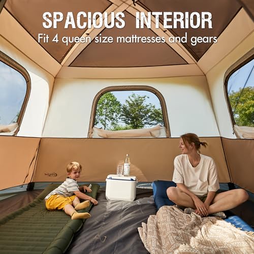 6 Person Camping Tent with Porch U657202