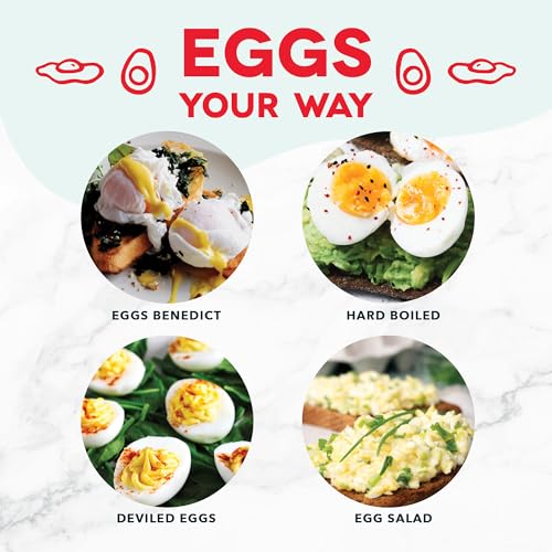 6 Egg Capacity Electric Egg Cooker Black S648