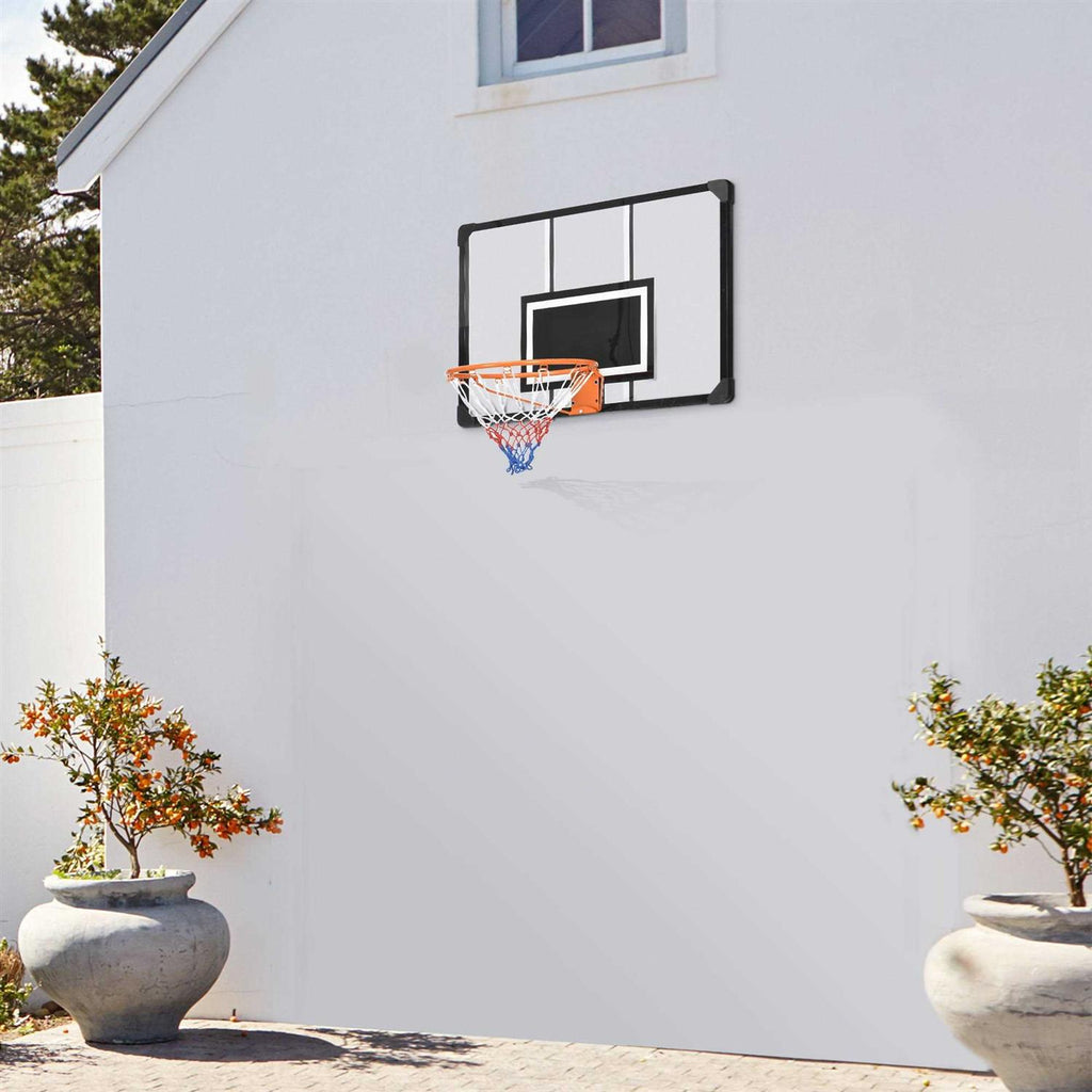 Wall Mounted Basketball Hoop with Shatter Proof Backboard Y969817