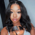 14 Inch Body Wave Lace Front Human Hair Wig X705