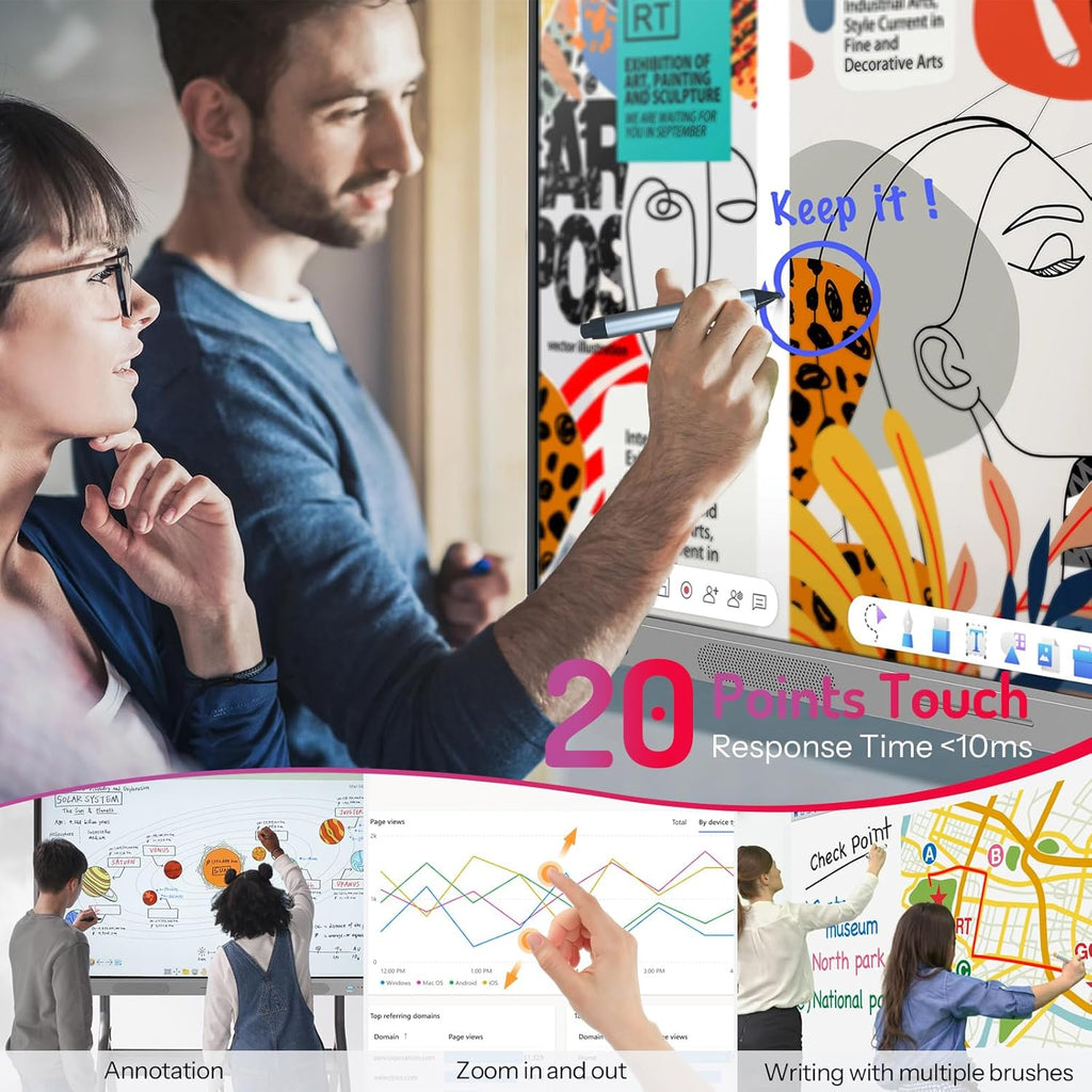 55" Interactive Whiteboard with Stand D189726