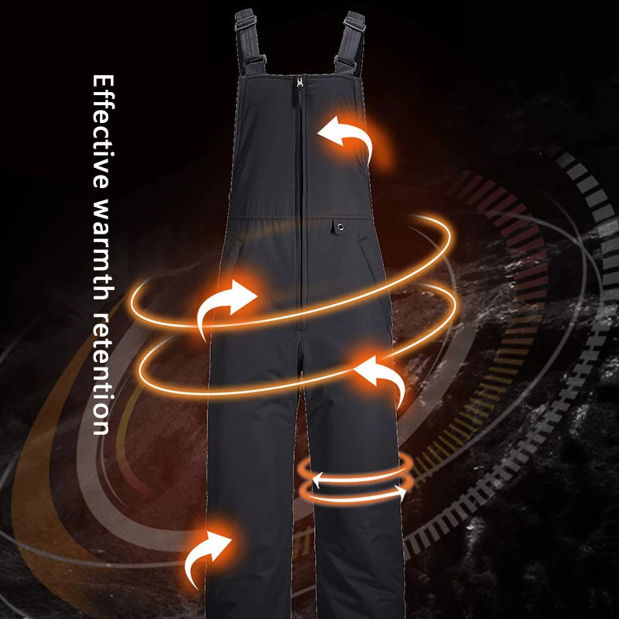 Kids Waterproof Snow Ski Bibs Overalls Long Insulated Ski Pants D961765