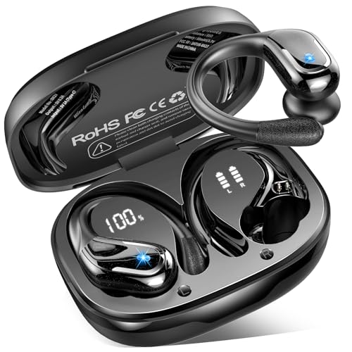 Bluetooth 5.4 Wireless Earbuds with Earhooks Z1530