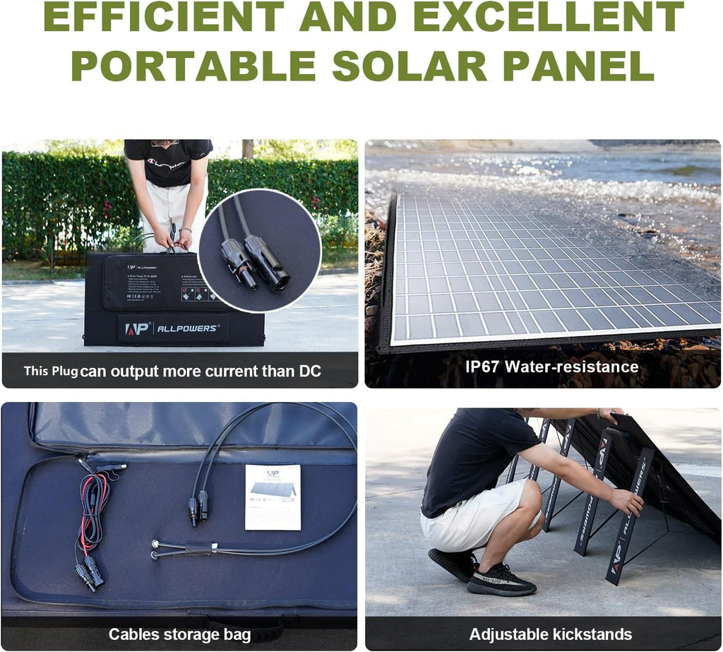 2000W Portable Power Station with 400W Solar Panel Z9951