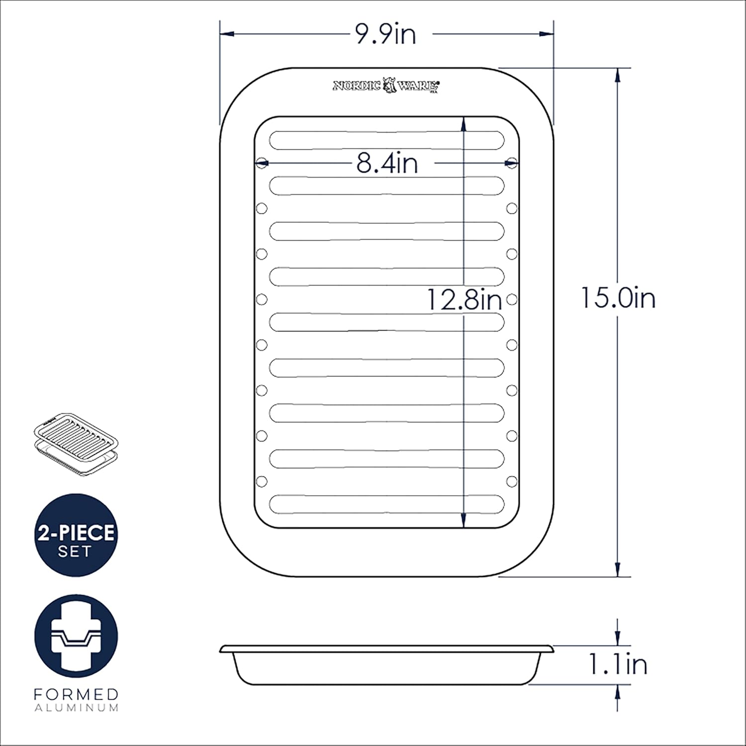 2-Piece Broiler Pan X632669