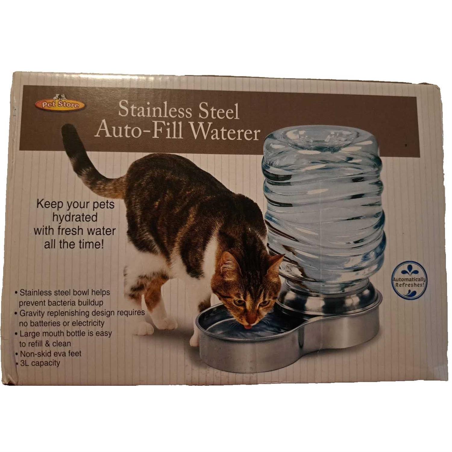 Stainless Steel Pet Water Fountain Bowl P233