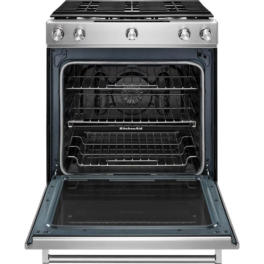 Black Slide In Gas Range U36599