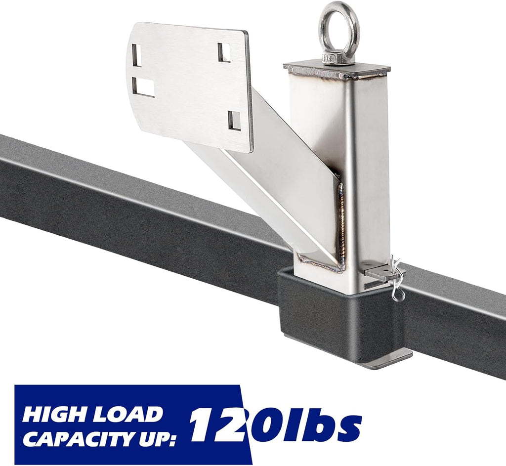 Stake Pocket Spare Tire Carrier Mount for 4, 5, 6 Lugs Trailer Wheels C794410