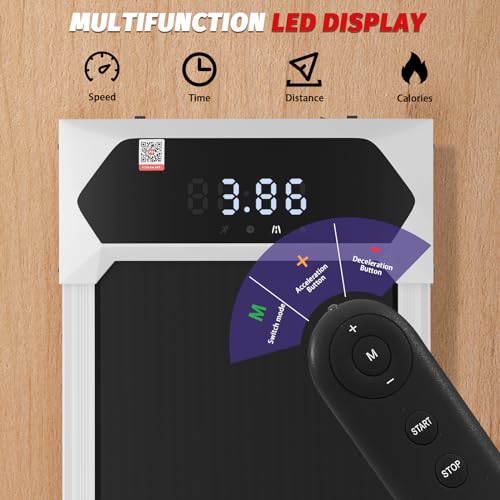 Walking Pad Under Desk Treadmill with Remote Control Q190