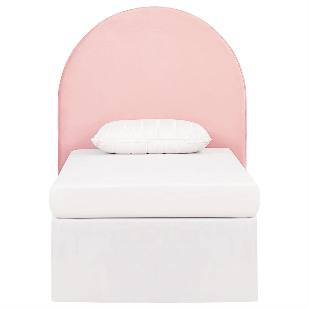 Blush Velvet Twin Headboard N89395