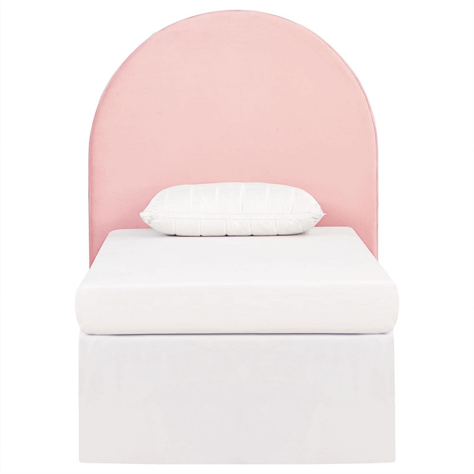 Blush Velvet Twin Headboard N89395
