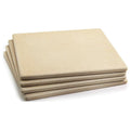 Set of 4 Pizza Grill Stone Tiles R436689