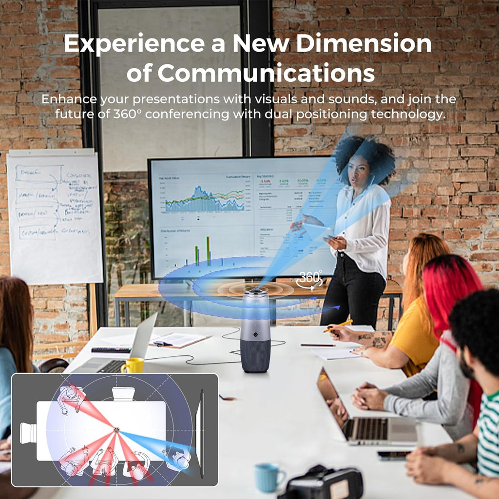 4K All-in-one Conference Room Camera with Speaker, Microphone D264