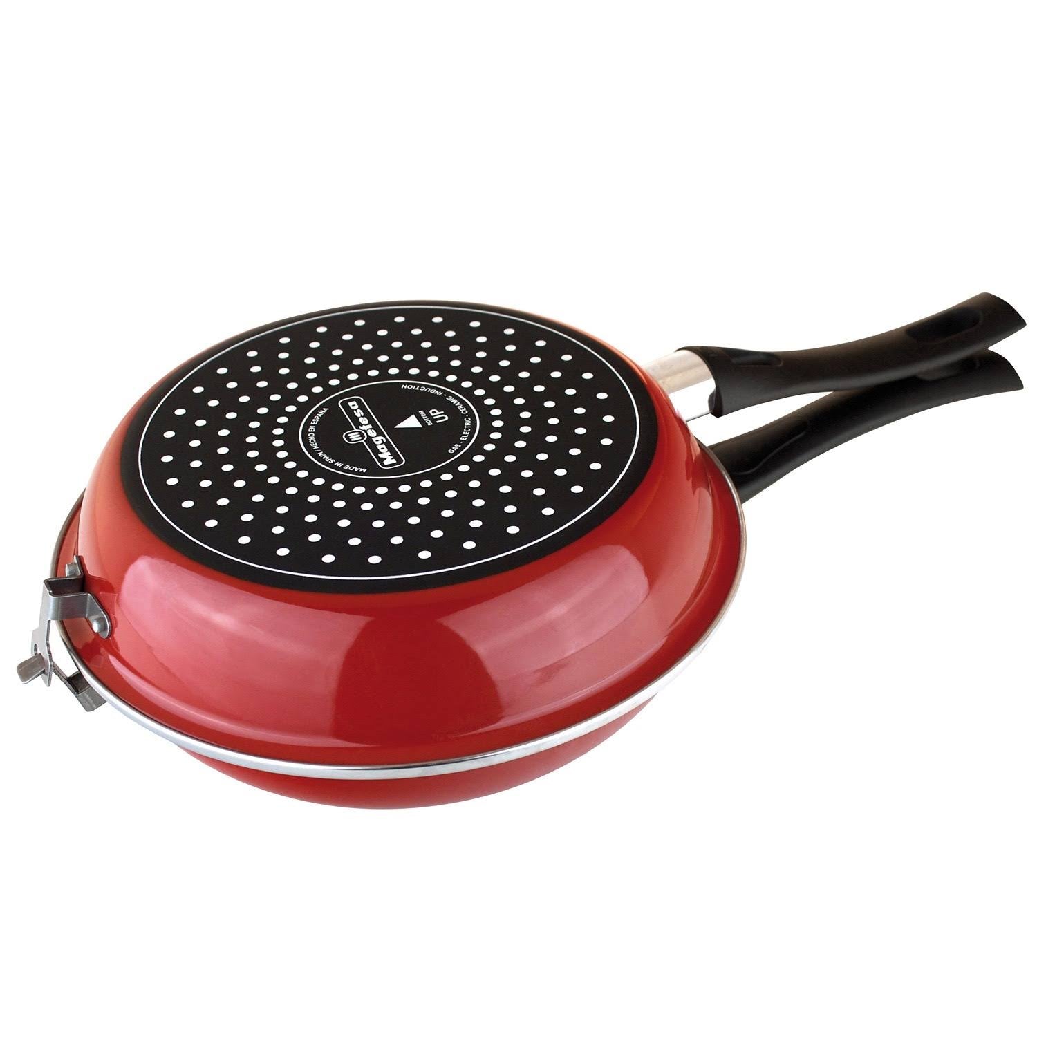 2-Piece Nonstick Frittata Pan, Red O55331