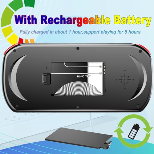270 Classic Retro Video Game Handheld Console with 3.0'' Color Screen (Black) C189911