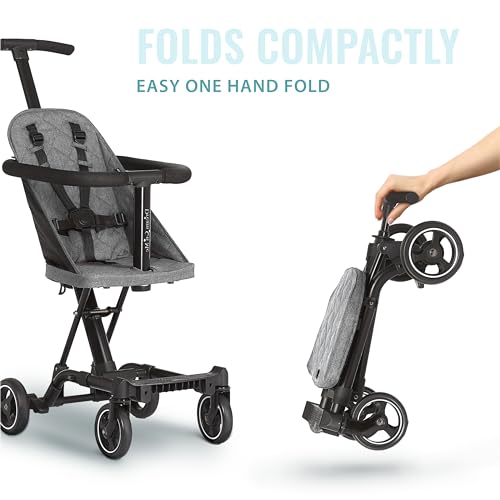 Pink Lightweight Compact Stroller with One Hand Fold W7130