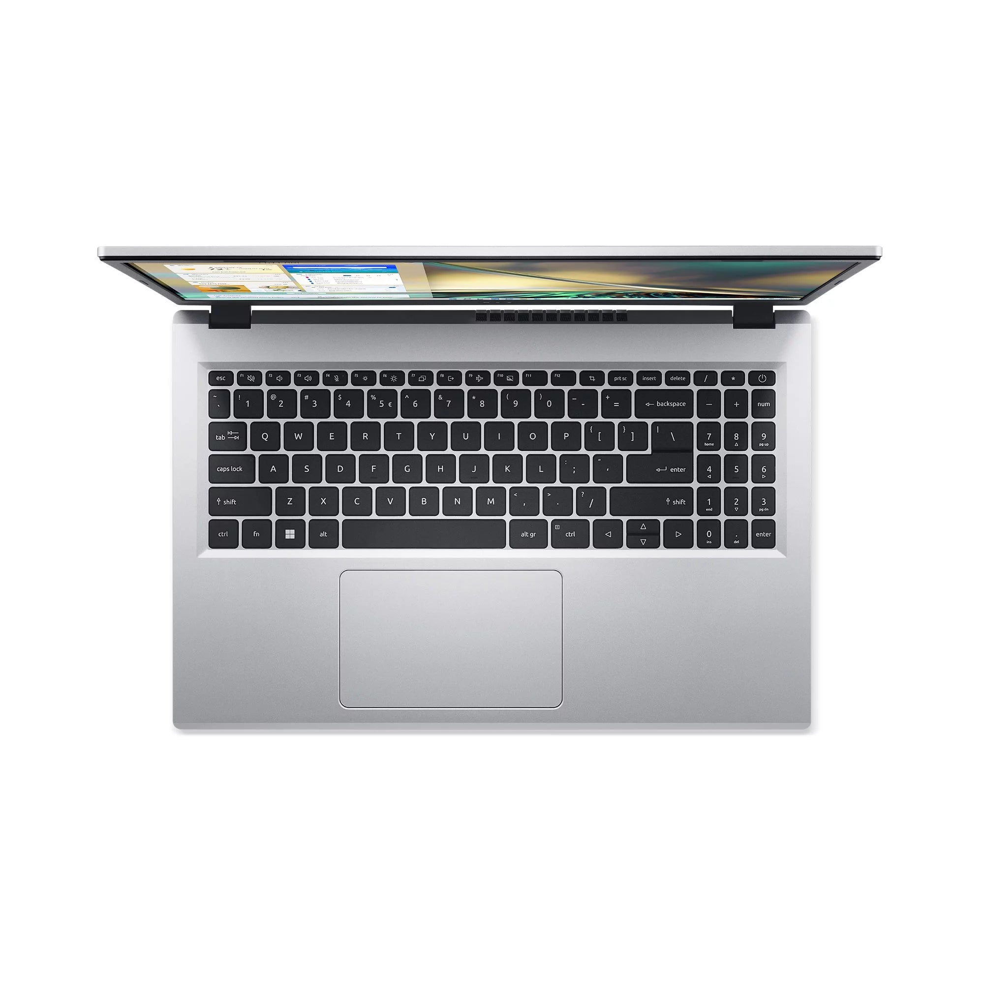 15.6" FHD Intel Core i3-N305 8GB LPDDR5 128GB UFS Windows 11 Home Silver Laptop N628789