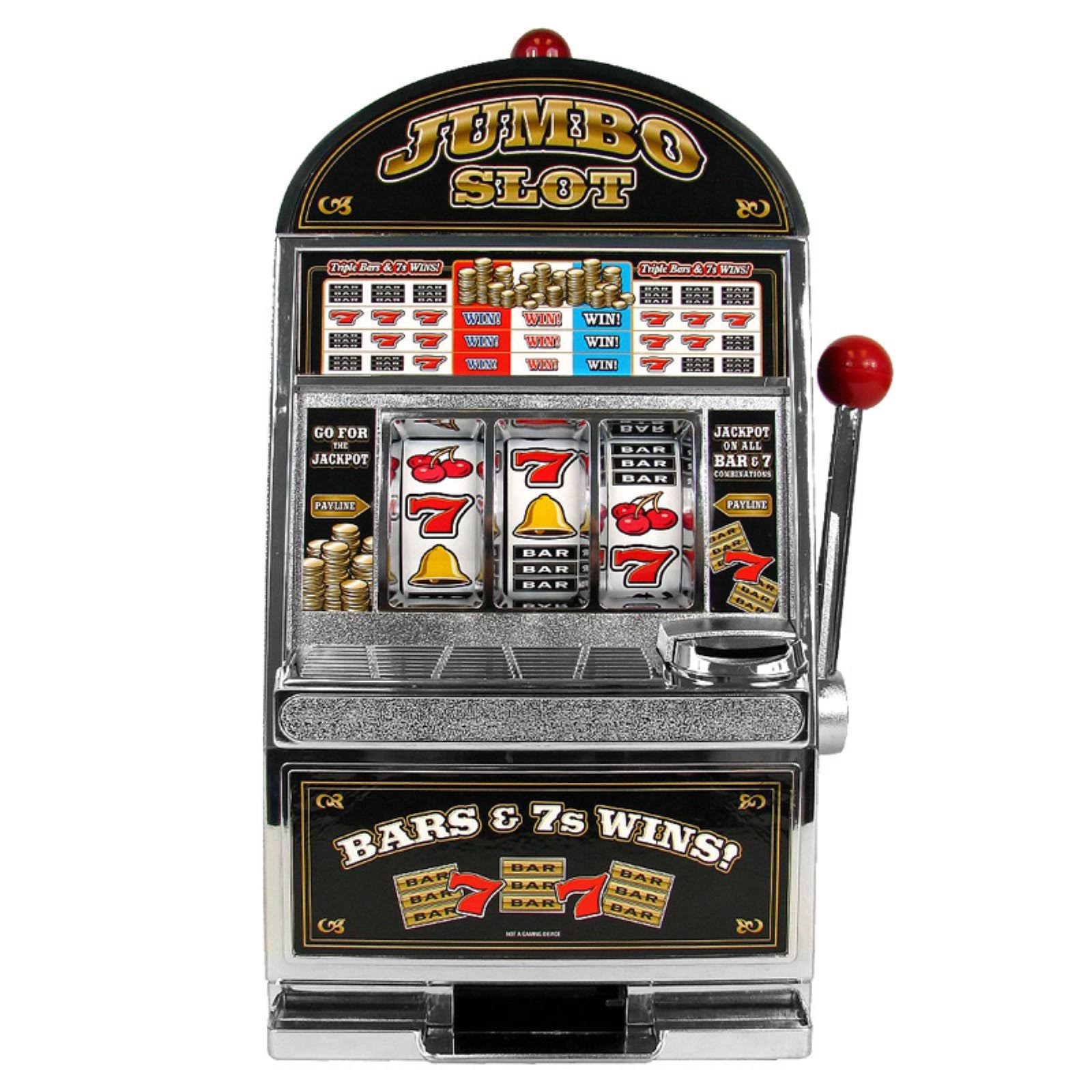 Jumbo Slot Machine Bank A38095