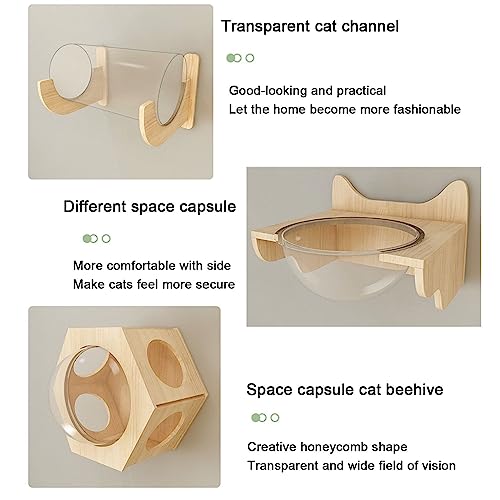Solid Wood Cat Climbing Frame Set A5318