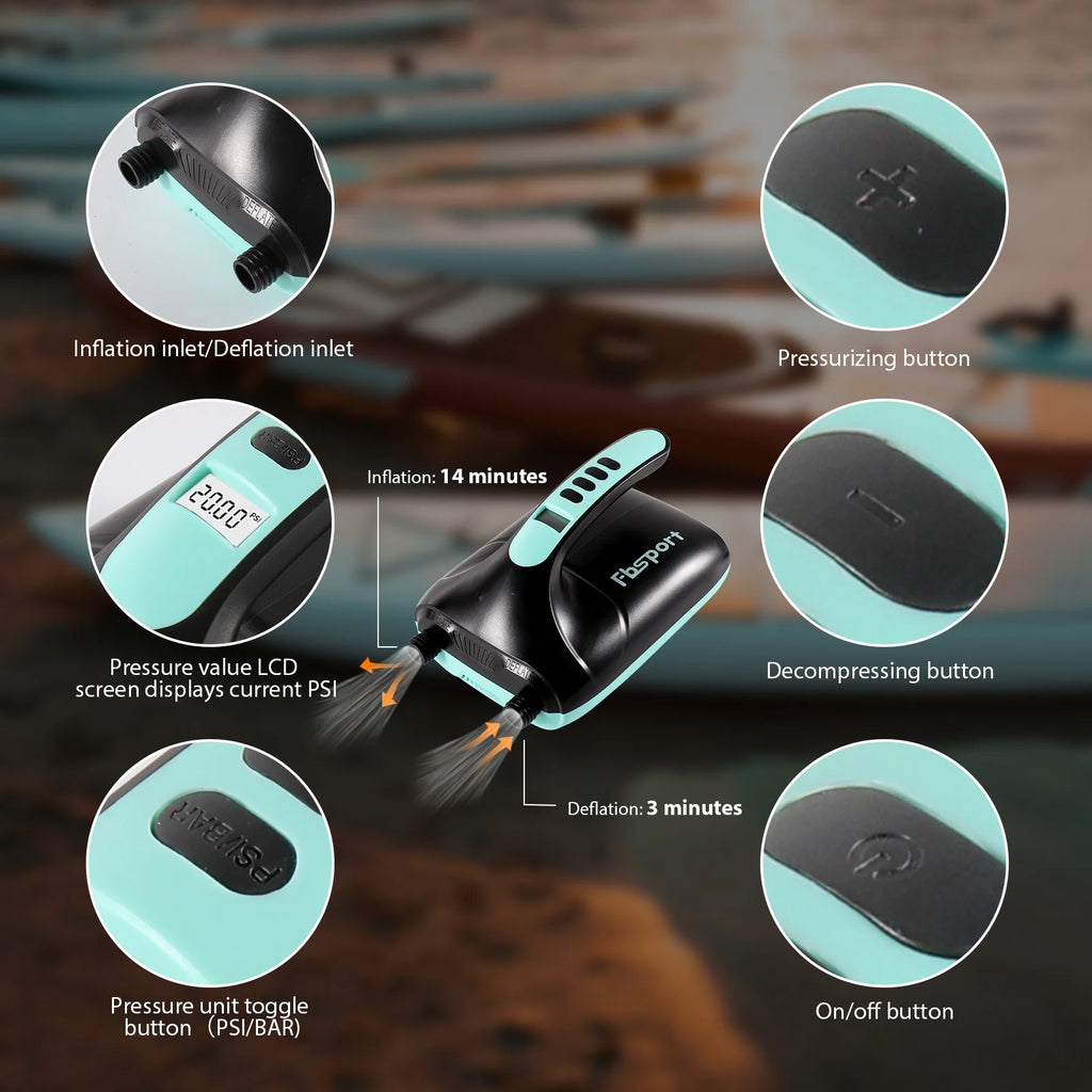 Inflatable Electric Paddle Board 11' Length with Electric Pump B3268