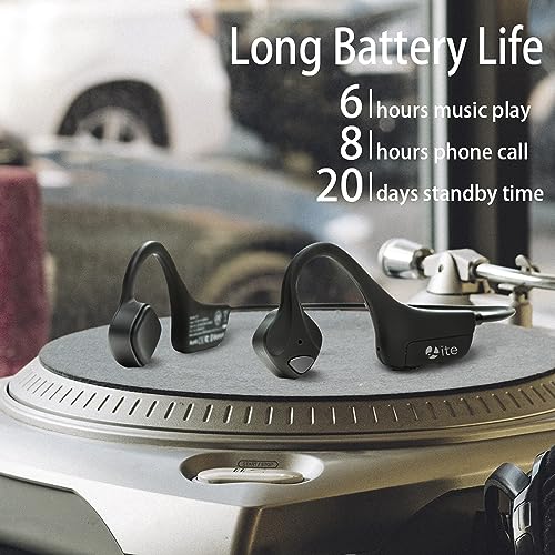 IP67 Waterproof Wireless Bluetooth 5.2 Bone Conduction Headphones with Dual Noise-Canceling Mics F417696