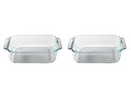 8.1" Square Clear Glass Baking Dish F5140