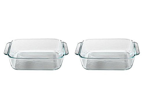 8.1" Square Clear Glass Baking Dish F5140