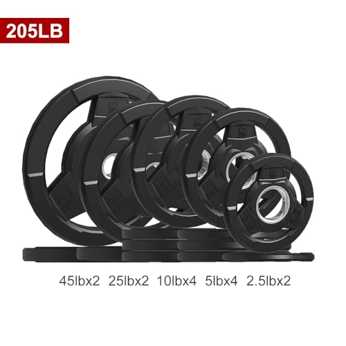2.5 LB Rubber Coated Olympic Grip Plate J636740