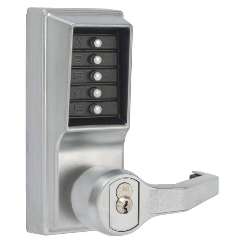 Mechanical Keyless Pushbutton Combination Door Lock with Lever S74405