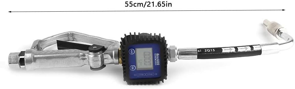1/2 inch NPT Inlet Pressure 1500 Psi 100 Bar Digital Fuel Oil Lubricant Nozzle with Flow Meter H2909