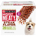 Steak Flavor Wet Dog Food, 36 ct. Pouch U538653
