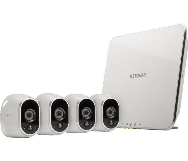 4 HD Wire-Free Indoor/Outdoor Night Security Camera System Z81568