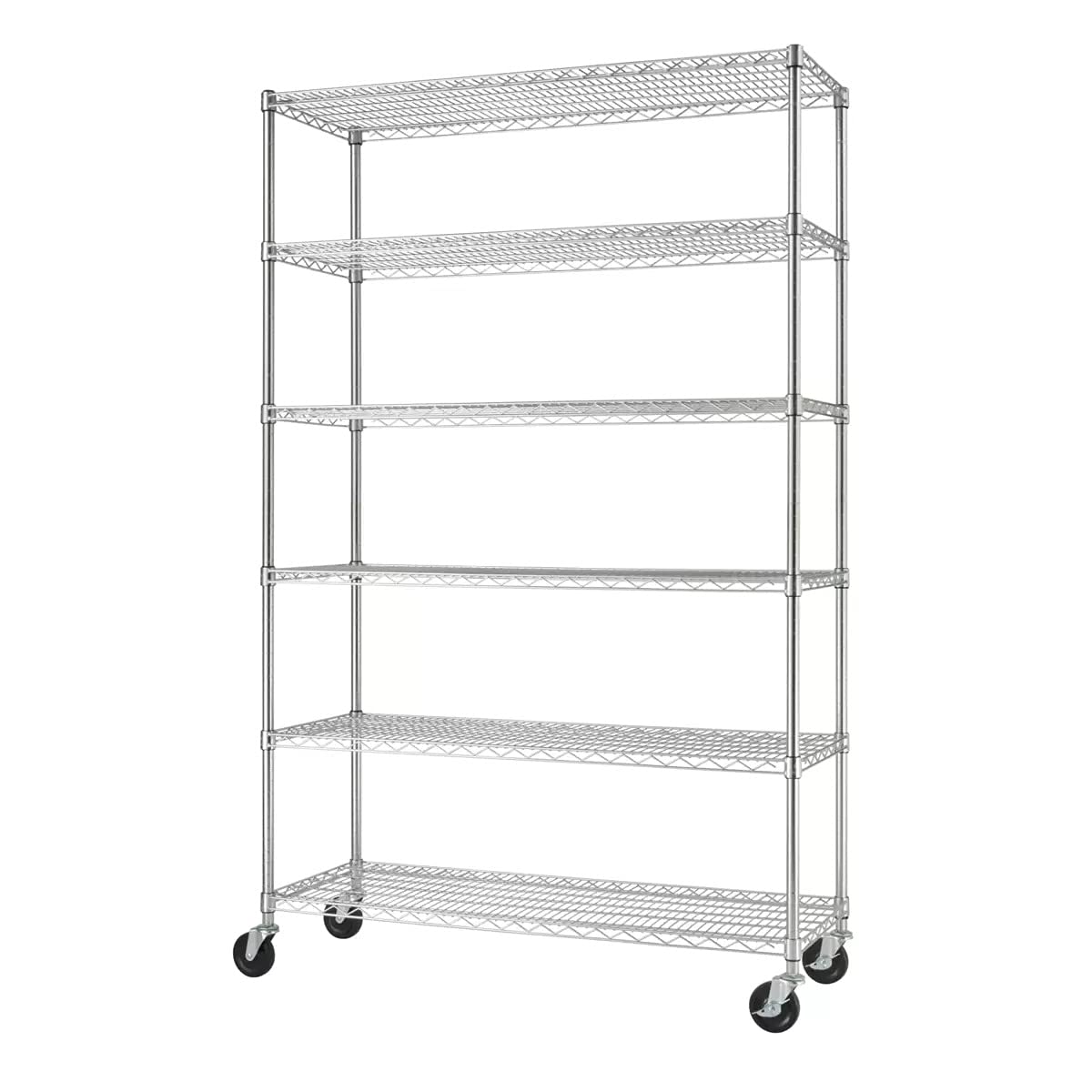 6-Tier Wire Shelving Rack, 48"x18"x72" E806757