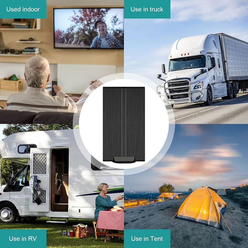 Digital TV Antenna with Amplifier up to 500+ Miles Range T1098