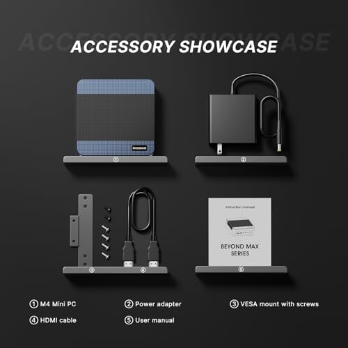 Mini PC, Ryzen 7 5825U, 32GB RAM 1TB SSD, Triple 4K Displays Desktop Computer H979402