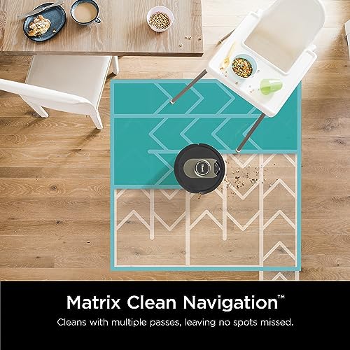 Black AI Robot Vacuum with Self-Empty Base Y86298