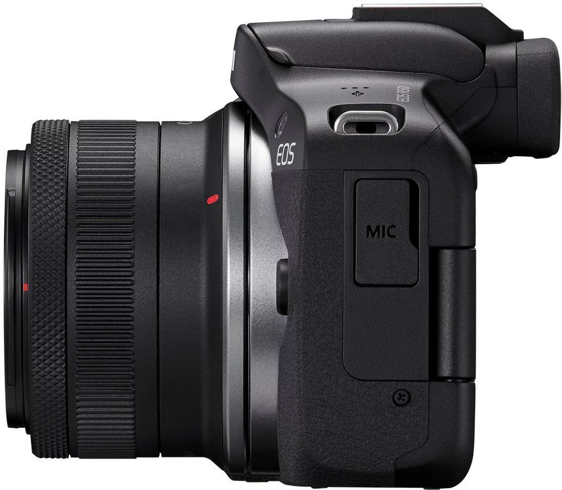 4K Video Mirrorless Camera with RF-S 18-45mm Lens and 20 Accessories G57667