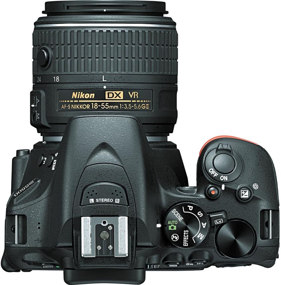 Black Digital SLR with 18-55mm Lens C889