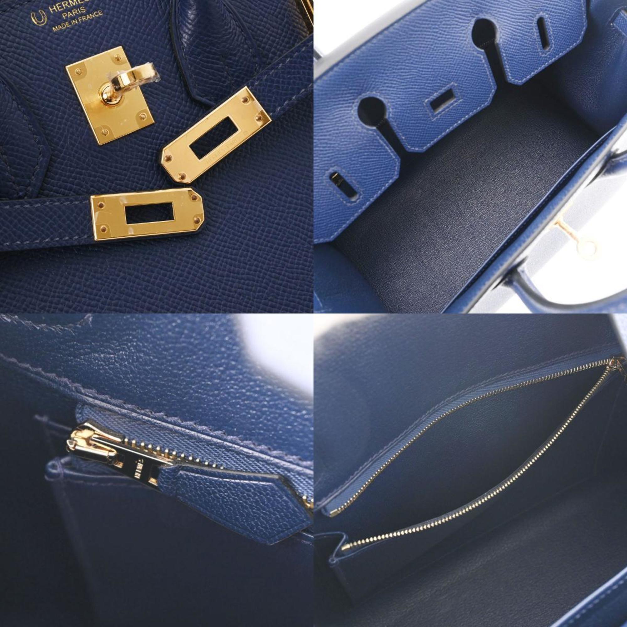 Blue Saphir Birkin 25 Handbag L878