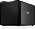 4 Bay HDD Raid Enclosure USB External Hard Drive Enclosure Aluminum SATA III Disk Storage Case Tool-Free for 2.5/3.5 SSD HDD Support 64TB H22537