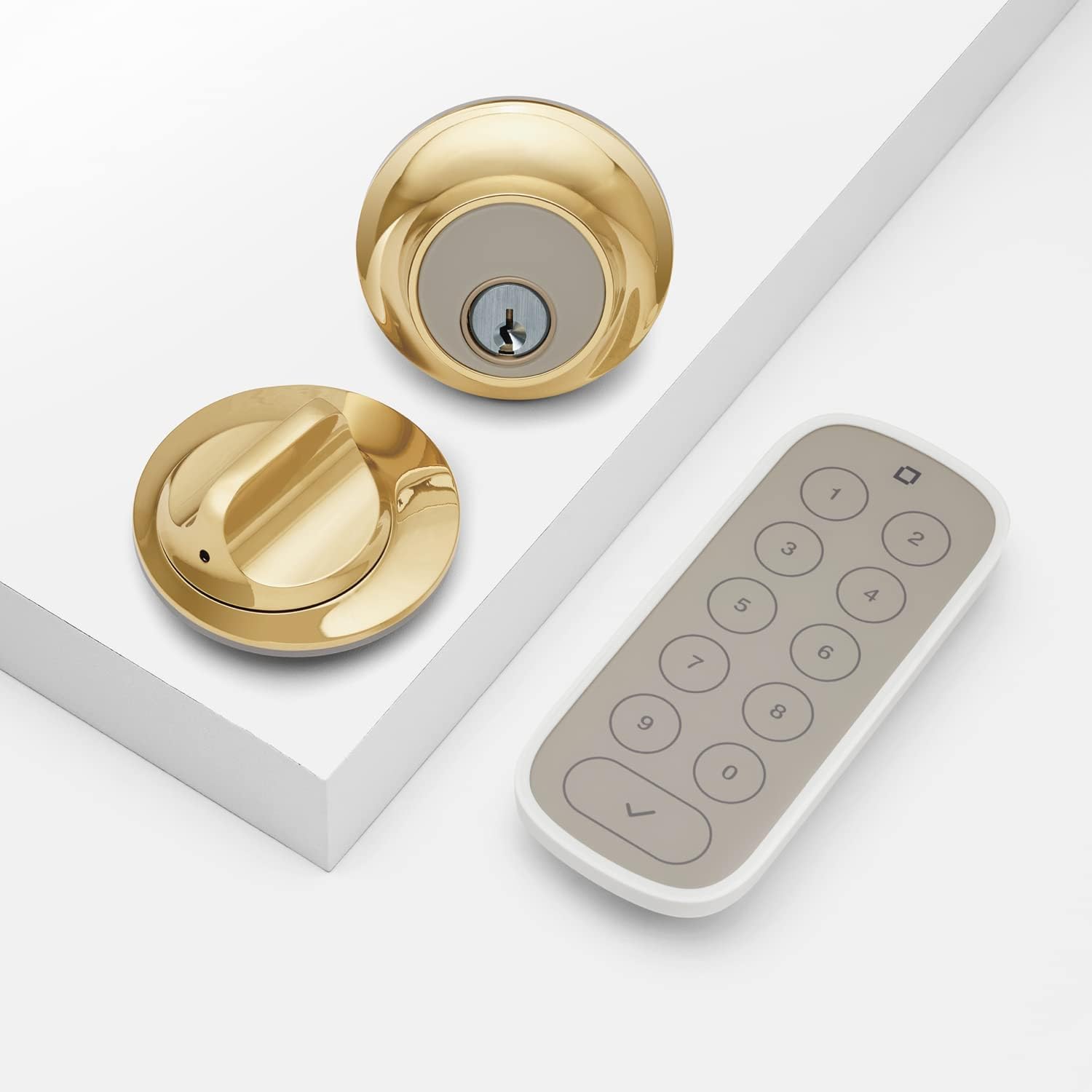 Satin Nickel Smart Lock with Keypad S3657