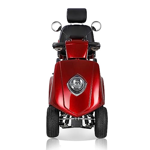 Heavy Duty 4-Wheels Mobility Scooter 800W Red O3129